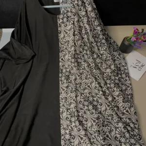 FREE MODEST WEAR DESIGN 12, CREAM AND BLACK , 60 - Image 3