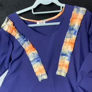 FREE MODEST WEAR DESIGN 4, NAVY BLUE GOLD , 58-60 - Image 3