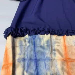 FREE MODEST WEAR DESIGN 4, NAVY BLUE GOLD , 58-60 - Image 4