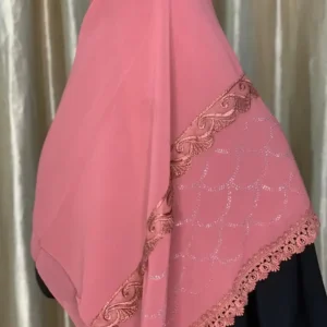 CHIFFON LACE STONE EDGE VEIL - Image 3