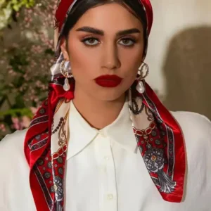 VINTAGE SILK SCARF 2 - Image 3