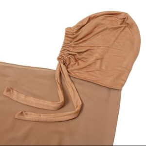 PLAIN CHIFFON AND TIEBACK CAP - Image 3