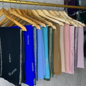 B.WATAN CHIFFON STONED VEIL - Image 3