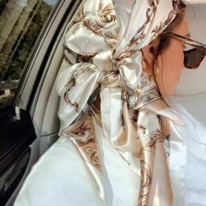 VINTAGE SQUARE SILK SCARF - Image 3