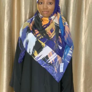 BENZIMA SQUARE COTTON SCARF ,129 * 124CM - Image 3