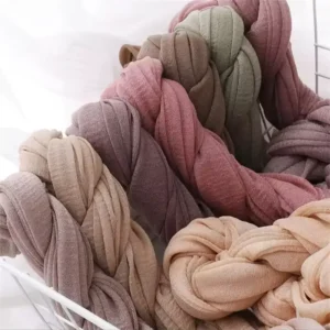 SHIMMER WRINKLE POLYESTER VEIL - Image 4