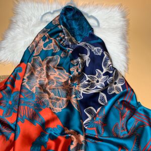 FLORAL SILK BIG VEIL - Image 4