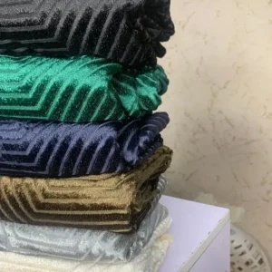 VELVET PATTERN VEIL, 216*72CM - Image 3