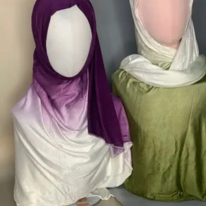 TWO TONE JERSEY VEIL - Image 1