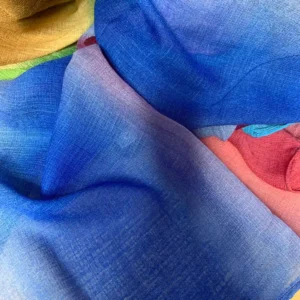 ABSTRACT COTTON LINEN VEIL DESIGN 2 - Image 3