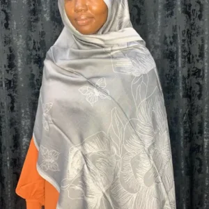 COTTON TASSLES PRINT VEIL DESIGN 1 - Image 1