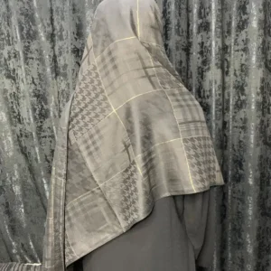 BLACK LINED COTTON VEIL - Image 3