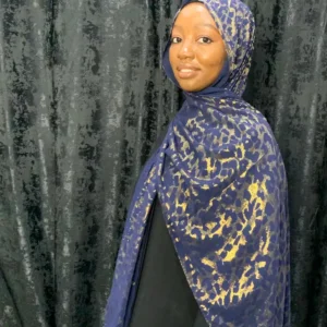 LEOPARD STONED GOLD VEIL - Image 3