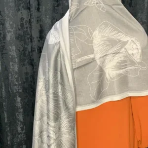 COTTON TASSLES PRINT VEIL DESIGN 1 - Image 3