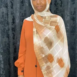 ABSTRACT CHIFFON VEIL - Image 2